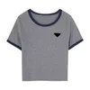 Woman T Shirts Knits Shirt Designer Budge Tees Slim Short Sleeves Summer Breathable Tshirts S-XL