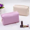 Kvinnor Girls Pu Leather Cosmetic Bag Travel Portable Waterproof Make Up Pouch Large Cosmetics Organizer Lagring Toaletttåpåsar BH8428 TQQ