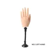 Nail Practice Display Silicone Practice Hand For Acrylic Nails With Clip Fake Trainning Hand Model 230310