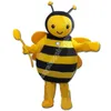 Super Cute Hornet Bee Mascot Costume Cartoon Animal Character Outfits Suit Vuxna storlek Jul Carnival Party Outdoor Outfit Advertising Suits