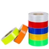 Roll Car Reflective Tape Sticker Safety Mark Car Styling Self Adhesive Warning Tape Motorcycle Bicycle Film Decoration Tool