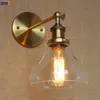 벽 램프 IWH의 골동품 빈티지 레트로 조명 바 커피 커피 실버 유리 산업용 wandlamp LED 계단 빛