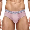 Underpants Low Wasit Gay Men Panties U Convex Sexy Mens Underwear Cotton Briefs Comfortable Penis Pouch Man OR6242