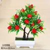 Fleurs décoratives 1Pc Artificielle Arbre Fruitier Bonsaï Bureau Jardin Bureau Fête Décor Maison Simulation Faux En Pot Balcon Rebord De Fenêtre