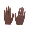 Практика для ногтей отображает силиконовую тренировку с гибкими пальцами 230310