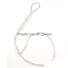 anklets hndmade desingerビーチサンダルパールスタイルダンサーフットジュエリードロップ配信dhgarden dhzmb