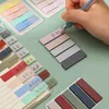 100 ark Morandi Color Sticky Notes Memo Pad Självhäftande bokmärkesdekal Skola kontorsmateriel