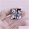 Cartoon Accessories Bad Girls Fairy Tale Classy Villains Group Enamel Pin Badge Brooch Jewelry Backpack Decoration Drop Delivery Bab Dhgrq