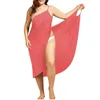 Costumi da bagno da donna Taglie forti Costume da bagno estivo da donna Sciarpa Coprispalle Avvolgere Gonna sarong Abito lungo Coprire Beach Sarong Pareo Bikini Costume da bagno Avvolgere Y2303