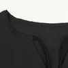 Women's Blouses 2023 losse vrouw casual shirts herfst lange mouw v nek sexy blouse zwarte mode crop tops winter