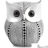 Objets Décoratifs Figurines Petit Bundle De Statue De Hibou Ouvré Avec Noir Et Blanc Pour Accents De Décoration Intérieure Salon Chambre Offic Dhpfi