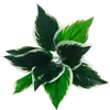 Decorative Flowers Artificial Plant Wall Simulation Flower Green Leaf Fern Bouquet Accessories Wedding Birthday Party Home Restaurant