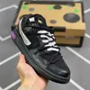OW Men Women Running Sports Shoes No.1-50 Lot The Offs White SB Duunks Low Skate University Blue Fragment Casual Shoes 36-48 met Box11os