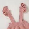 Body Baby Bodysitus Rompers Dziewczyny Born Girls Stroje kombinezonu mody marszki niemowlęcia maluchowe odzież hat 2pc solid 0-18m bejs 230311