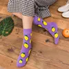 Women Socks Harajuku Style Autumn Winte Avocado Friesh Egg Pwan Fun Fashion Fashion Funder Funder Funder Funder Quirky Cotton Ladies SK25