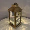 Night Lights Muslim Ramadan Festival Decorative Lamps Led Wind Lantern Eid Mubarak Home Decor 3D Light Children Gifts Bedroom