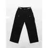 Calça masculina cityboy japonês algodão pesado macacão largura calças de perna larga e americana e americana na cintura alta slim hiphop big bout bag moda 230311