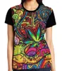 Herr t-skjortor trippy grafisk t-shirt män toppar tee kvinnor skjorta rolig tryck o-hals kort ärm tshirts