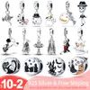 925 argent Fit Pandora Original breloques DIY Pendentif femmes Bracelets perles Halloween Citrouille Drôle Charme