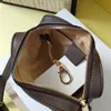 Luxury Designer Bag Ophidia Double Letter G Mini Vintage Plånböcker med rem nyckelring inuti fästen till Big Bag Ladies Cross Body Påsar