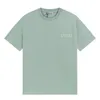 Duyou 아이콘 남자 티셔츠 디자이너 T 셔츠 브랜드 의류 남성 여성 여름 오버 사이즈 티셔츠 자수 편지 고품질 탑 티 블랙 흰색 ect 8 색상