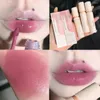 Lip Gloss Pesca Marrone Velluto Opaco Rossetto Liquido Impermeabile di Lunga Durata Donne Rosso Rosa Fango Tinta Smalto Cosmetici 1 pz