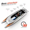 ElectricRC Boats 32 CM RC Bateau 2.4 Ghz 30 KMH Course à Grande Vitesse Hors-Bord Télécommande Navire Endurance 25 Minutes Jeu D'eau Enfants Jouets Coffret Cadeau 230310