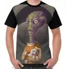 رجال القمصان Spacehead Joe Graphic T-Shirt Men Tops Tee Women Shirt Funny Print O-Leck Short Sleeve Tshirts