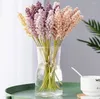 Kwiaty dekoracyjne 6pcs sztuczne mini piankowe uszy pszenicy pszenne Ziarno Flowers Set Taber