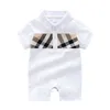Neugeborenes Baby Strampler-Kleidung Designer Kurzarm Baby Rompers Säuglingskleidung Baby Jungen Mädchen Overall 0-24 Monat