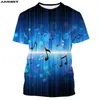 Herren T Shirts Jumeast Y2k Männer Frauen 3D Gedruckt T-Shirt Hip Hop Klavier Gitarre Musik Kurzarm Shirt Sport Pullover Tops Tees