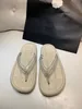 2023 Slippels slippers transparante vrouwelijke zomer net rode mode casual clip voet sandalen buiten slijtage strandschoenen