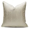 Cushion/Decorative Pillow DUNXDECO Luxury Ivory Geometric Art Cushion Cover Decorative Pillow Case Modern Simple Stripe Sofa Chair Bedding Coussin 230311