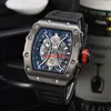 2023 Reloj Hombre type de fût de vin silicone étanche montre à quartz lumineuse hommes mode affaires montres rmquartz montres