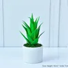 Fleurs Décoratives Belles Plantes Artificielles Avec Pot Simulation Succulentes Mini Bonsaï En Pot Placé Vert Faux Table Décoration De Jardin