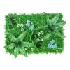 Decoratieve bloemen 40x60 cm kunstmatige groene muur podium achtergrond achtergrond decor diy groen 3D voor buitenfeest buiten verjaardag bruiloft