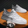 Dress Shoes breathable men's sports casual trend gradient mesh skateboard for men white sneakers flat male vulcanize shoes 230311