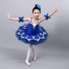Stage Wear Kinder-Ballettkleid, weißer Schwan, Tanztraining, Prinzessin, Mädchen-Performance, Kabarettkostüm