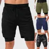 Short de course Fitness avec trou pour écouteurs, vêtements de Jogging, serviette suspendue, élégant, absorbant la sueur