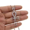 Ketens elegante kubieke zirkoon kruis kettingen hangers zilveren kleur christelijke Jezus sieraden voor vrouwen mannen accessoires