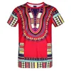 Ubranie etniczne Afrykańskie tradycyjne druk Bazin Dashiki T-shirty dla mężczyzn dla kobiet unisex z krótkim rękawem Ubrania Vinatge Tops S-5xl