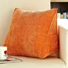 Almofada/travesseiro decorativo Pillow travesseiro macio triangular grande travesseiro de encosto para o sofá -cama de sofá -cama travesseiro de descanso de suporte de traseira lavável Suporte para a cama 230311