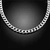 Chains Sterling Silver 10MM 20/22/24inches Exquisite Noble Gorgeous Charm Fashion For Men Women Chain Wedding Necklace JewelryChains