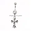 Pierścienie przyciskowe na pępka D0786A Dream Catcher Belly Ring Mix Colours Drop dostawa biżuteria Body dhgarden dhqlg