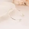 Bangle 4pcs Dubai Gold Silver Color Baby Mała dziecięca bransoletka dla dzieci afrykańskie Bairn Biżuteria