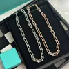 Brand Link Chain Cham Bracelets Hip Hop Copper Luxury Horseshoe Designer Bling Shining Crystal Diamond Choker Necklace Bracelet Party Wedding Jewelry4838718