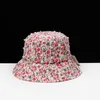 Geniş Memul Şapkalar Le Çiçek Kova Şapkası Kadınlar İçin İlkbahar ve Yaz Güneş Koruma Havzası Kapa Kısa Çarpıştırılmış Japon Balıkçı Caps Peri Şapkaları P230311