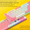 N35 104 Tasten Volle Taste USB Verdrahtete Tastaturen Gemischte Farbe Hintergrundbeleuchtung Gaming Computer E-sport Tastatur für Für pro Gamer Desktop Laptop