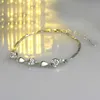 Bracelets Creative 925 sterling silver Sweet love Women's to heart crystal bracelet