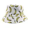 Chapeaux à large bord Foxmère Nouvel Été Blk Navy Banana Fisherman Caps Bucket Hat Femmes Été P230311